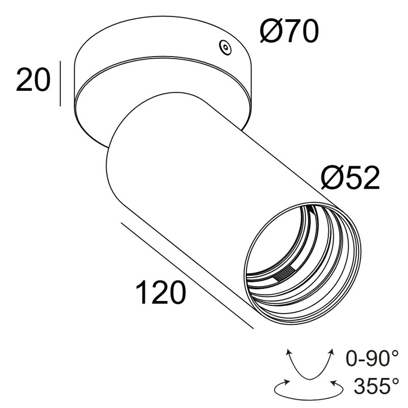 Delta Light SPY 52 ON SOFT Deckenlampe