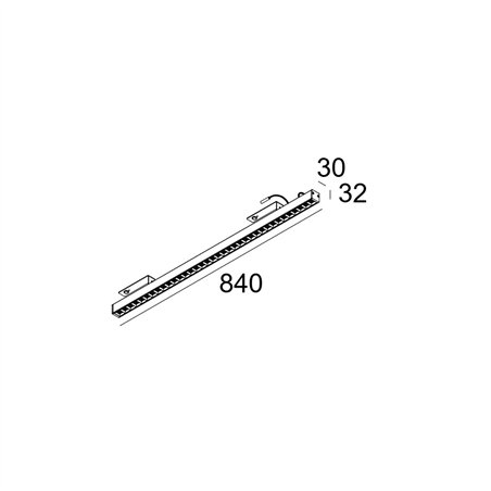 Delta Light D-LINER 30 INF LOC1 838 RD Ceiling lamp
