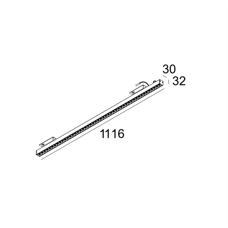 Delta Light D-LINER 30 INF LOC1 1114 RD Deckenlampe