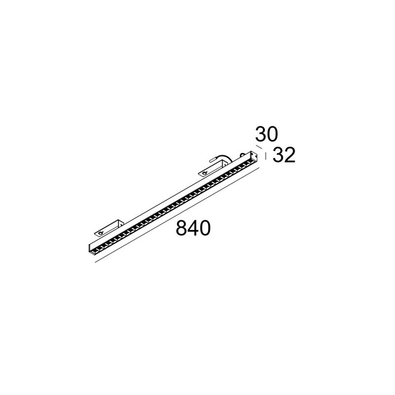 Delta Light D-LINER 30 INF LOC2 838 RD Deckenlampe