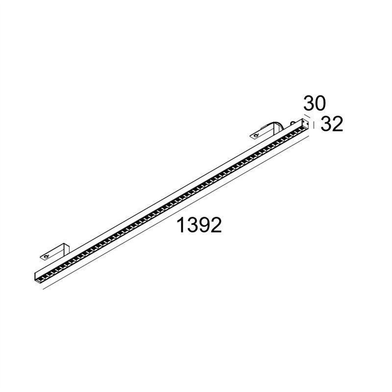Delta Light D-LINER 30 INF LOC3 1390 RD Deckenlampe