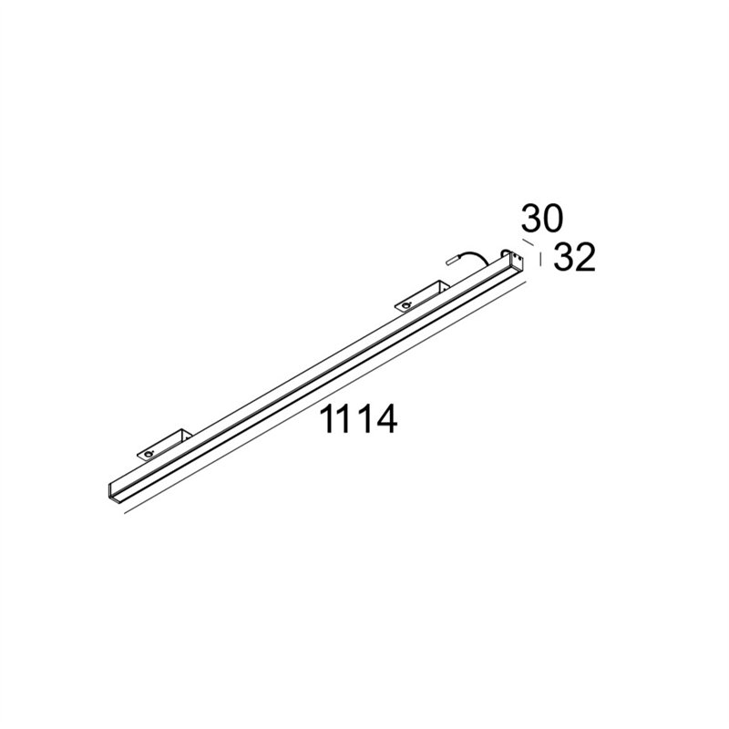 Delta Light D-LINER 30 SBL LOC1 1114 RD Deckenlampe