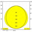 Delta Light D-LINER 30 SBL LOC2 838 DIM5 Ceiling lamp