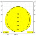 Delta Light D-LINER 30 SBL LOC3 838 DIM5 Ceiling lamp