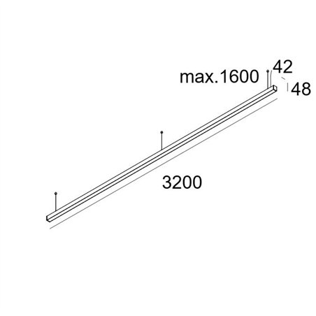 Delta Light INFORM 40 SQ 320 UP DIM5 Ceiling lamp