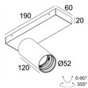 Delta Light SPY 52 ON 1 HE DIM8 Ceiling lamp