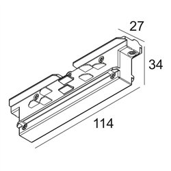 Delta Light TRACK 3F DIM CORNER 180°