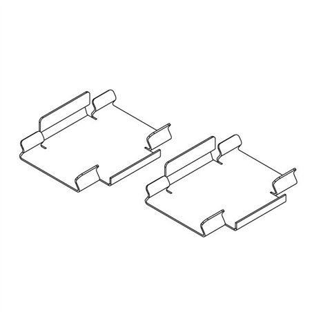 Delta Light TRACK SHL 19 - MOUNTING CLIP SET