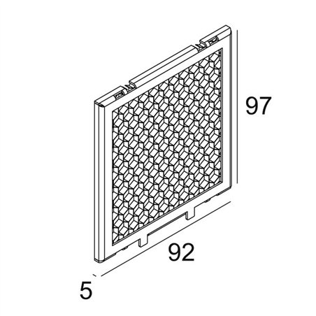 Delta Light FRAGMA M HONEYCOMB