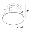 Delta Light iMAX II TUBE ROUND TRIMLESS