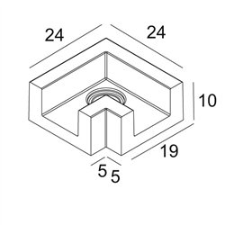Delta Light SL19 - CORNER 90°