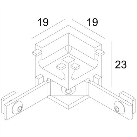 Delta Light SOLI - CORNER SET 90°