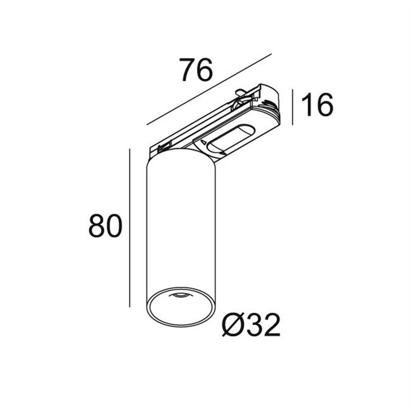 Delta Light 1F TRACK ADAPTER