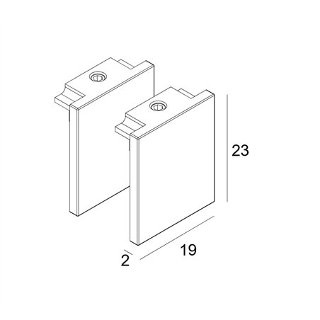 Delta Light SOLI - END CAP SET