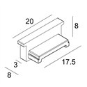 Delta Light Shl 20 St - End Cap Set