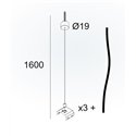 Delta Light Inf40 Sq 320/360 - Suspension Set 1,6M