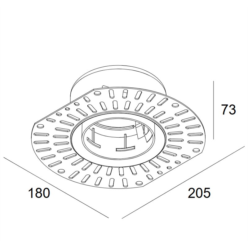 Delta Light MOUNTING KIT NO AIR 102