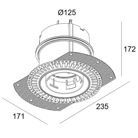 Delta Light Mounting Kit Top Air 103