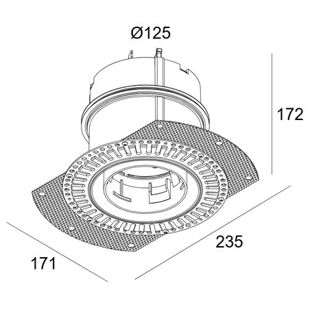 Delta Light Mounting Kit Top Air 104
