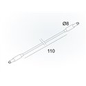 Delta Light Plug-In 48V Cable 11Cm Black