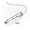 Delta Light SLM - CURRENT SUPPLY SET 4 x 0,75mm² 1,6m DIM5
