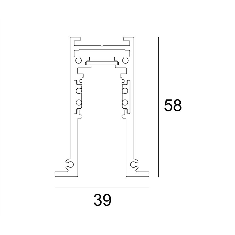 Delta Light SPM20 ST - PROFILE 3m Einbauspot