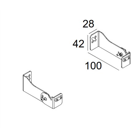 Delta Light Wall Bracket Set 100