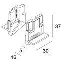 Delta Light DTC-LEDLINE END CAP SET B