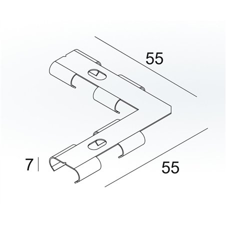 Delta Light FTL35 - CORNER 90°
