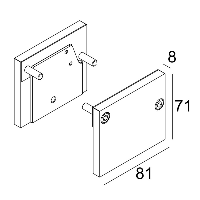 Delta Light OTL - END CAP SET