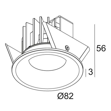 Delta Light REO S2 Recessed spot
