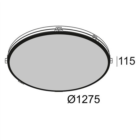 Delta Light SUPERNOVA LINE TRIMLESS 125 TW DIM5 Recessed spot