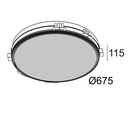 Delta Light SUPERNOVA LINE TRIMLESS 65 TW DIM5 Recessed spot