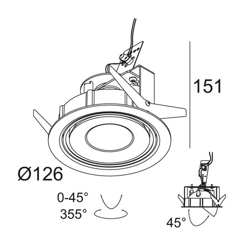 Delta Light TWEETER M ST Einbaustrahler