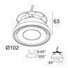 Delta Light TWEETER M TRIMLESS Einbaustrahler