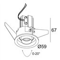 Delta Light MICROSPY IN OK Recessed spot