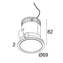 Delta Light MINI PARTOU IP Recessed spot
