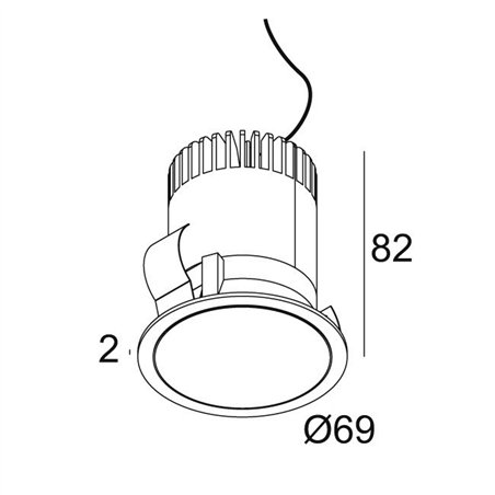 Delta Light MINI PARTOU IP Recessed spot