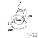 Delta Light PARTOU OK Recessed spot