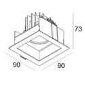 Delta Light CARREE X LED-65 S1 Recessed spot