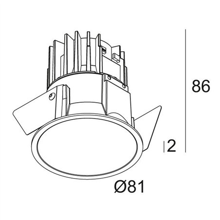 Delta Light DEEP RINGO LED Recessed spot