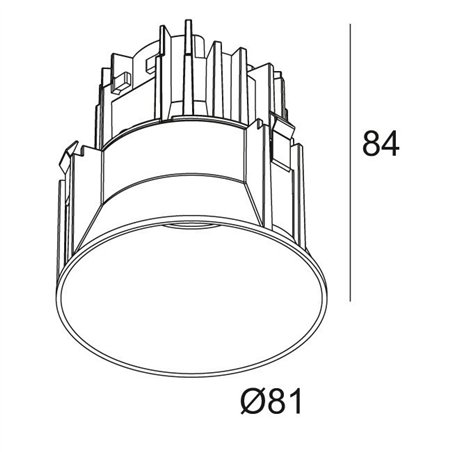 Delta Light DEEP RINGO TRIMLESS LED Recessed spot