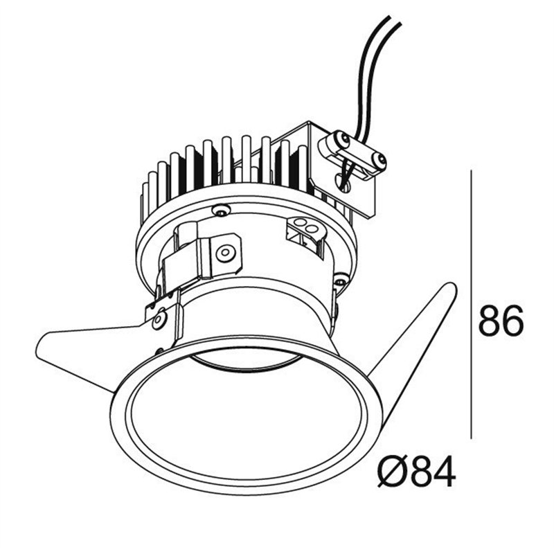 Delta Light PARTOU AC DIM8 Einbauspot