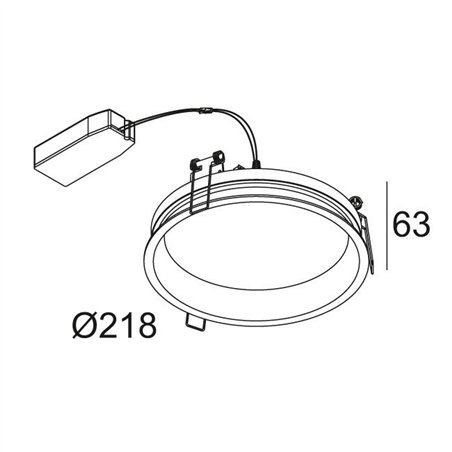Delta Light DIRO SBL L Recessed spot