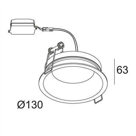 Delta Light DIRO SBL S IP Recessed spot