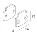 Delta Light TGL-TR - END CAP SET