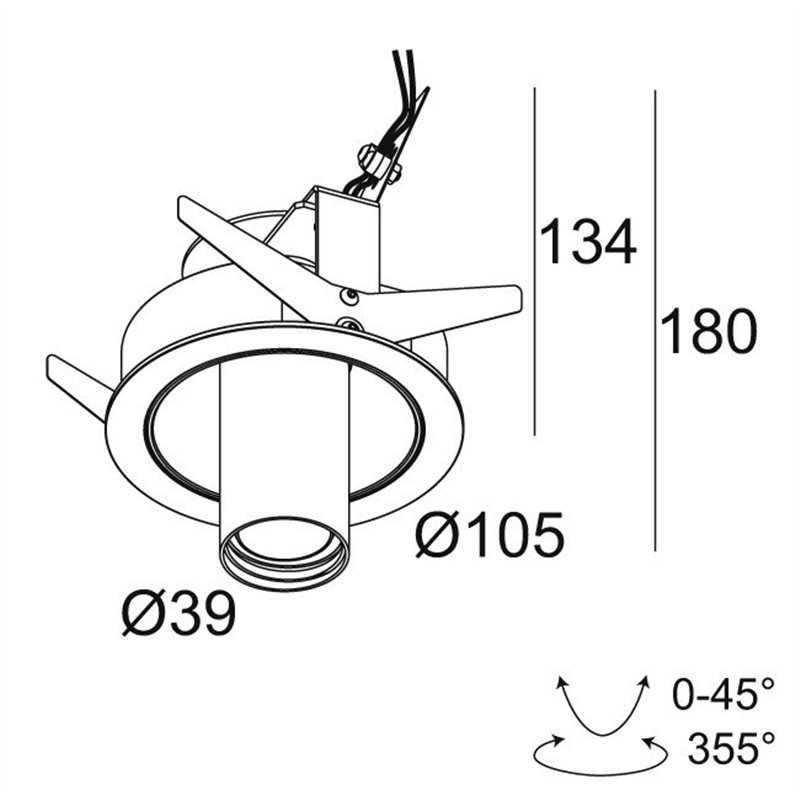 Delta Light SPY 39 ST Einbaustrahler