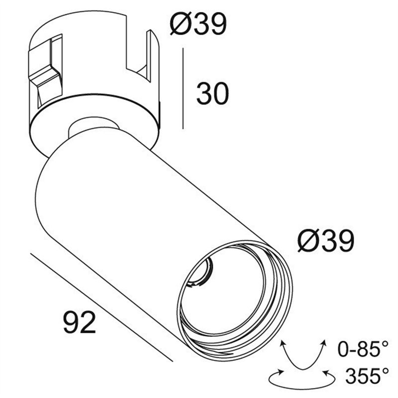 Delta Light SPY 39 TRIMLESS IN Einbaustrahler