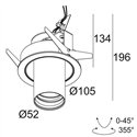 Delta Light SPY 52 ST Recessed spot