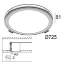 Delta Light SUPER-OH! 70 SBL TRIMLESS DIM1 Recessed spot